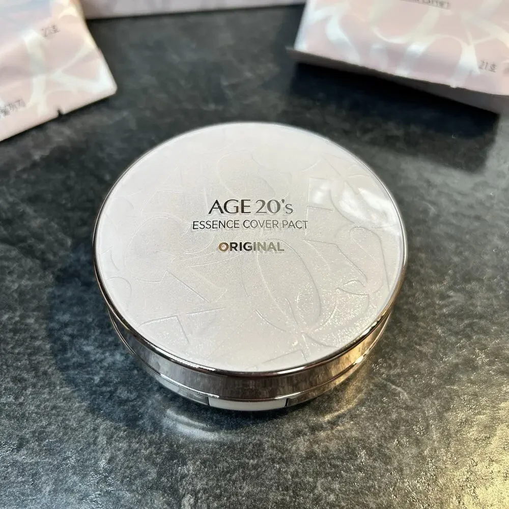 AGE20'S The Original Essence Cover Pact‎ 2 Refills SET #21 PINK LATTE EXP